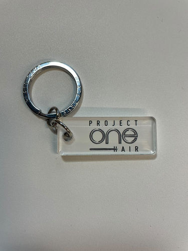 Customer photo review of Rear Custom Text or Logo (Must have ordered Custom Keychain)