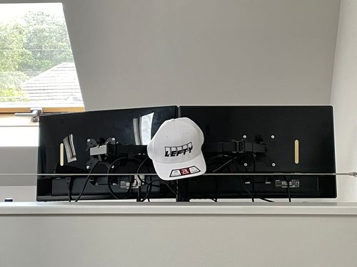 Customer photo review of "LEFTY" White Performance Flexfit