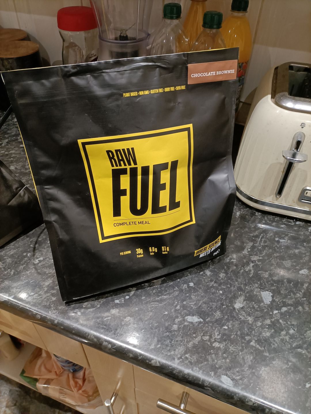 Customer photo review of Raw Fuel Meal Replacement