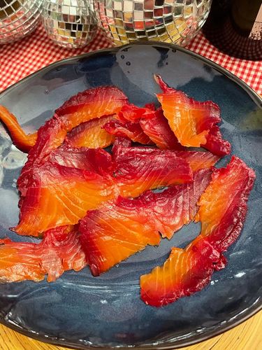 Customer photo review of Ocean Waves Deep Blue Bowl