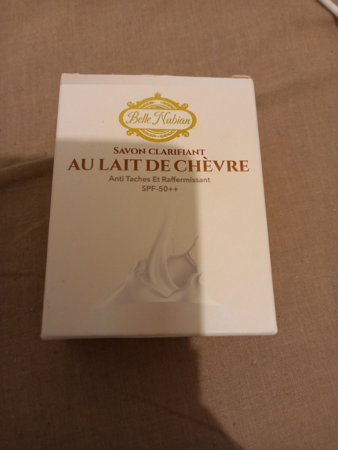 Customer photo review of NEW Clarifying Milk Soap with Shea Butter and SPF 50
