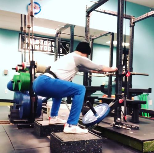 Customer photo review of Belt squat attachment