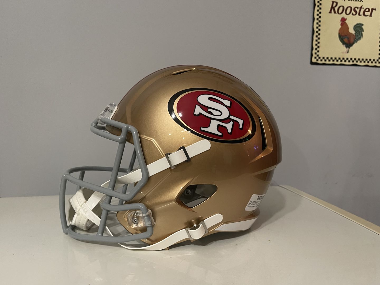 Customer photo review of San Francisco 49ers Riddell Speed Full Size Replica Football Helmet