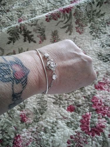 Customer photo review of *LIMITED EDITION* Celtic Knot™ 18K White Gold Bracelet
