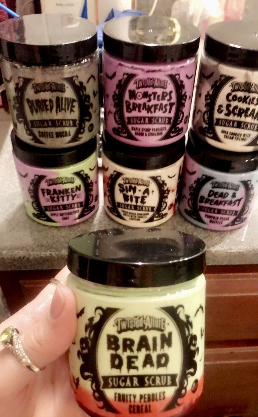 Customer photo review of Buried Alive Sugar Scrub