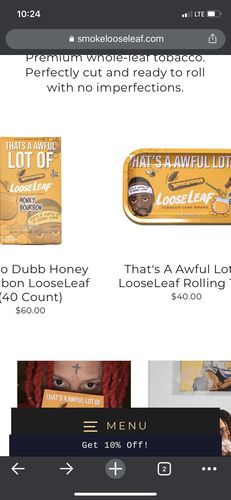 Customer photo review of That's A Awful Lot of LooseLeaf Rolling Tray