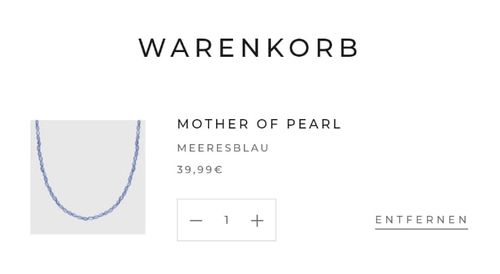 Customer photo review of Mother of Pearl