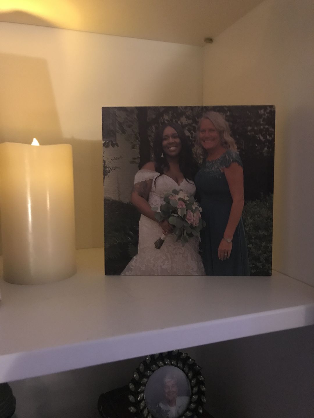 Customer photo review of 5 x 3.5 Wooden Ornament