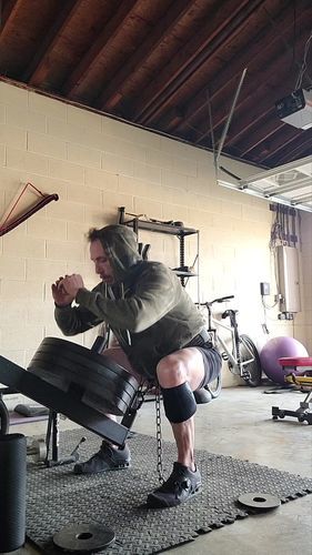Customer photo review of Belt squat attachment