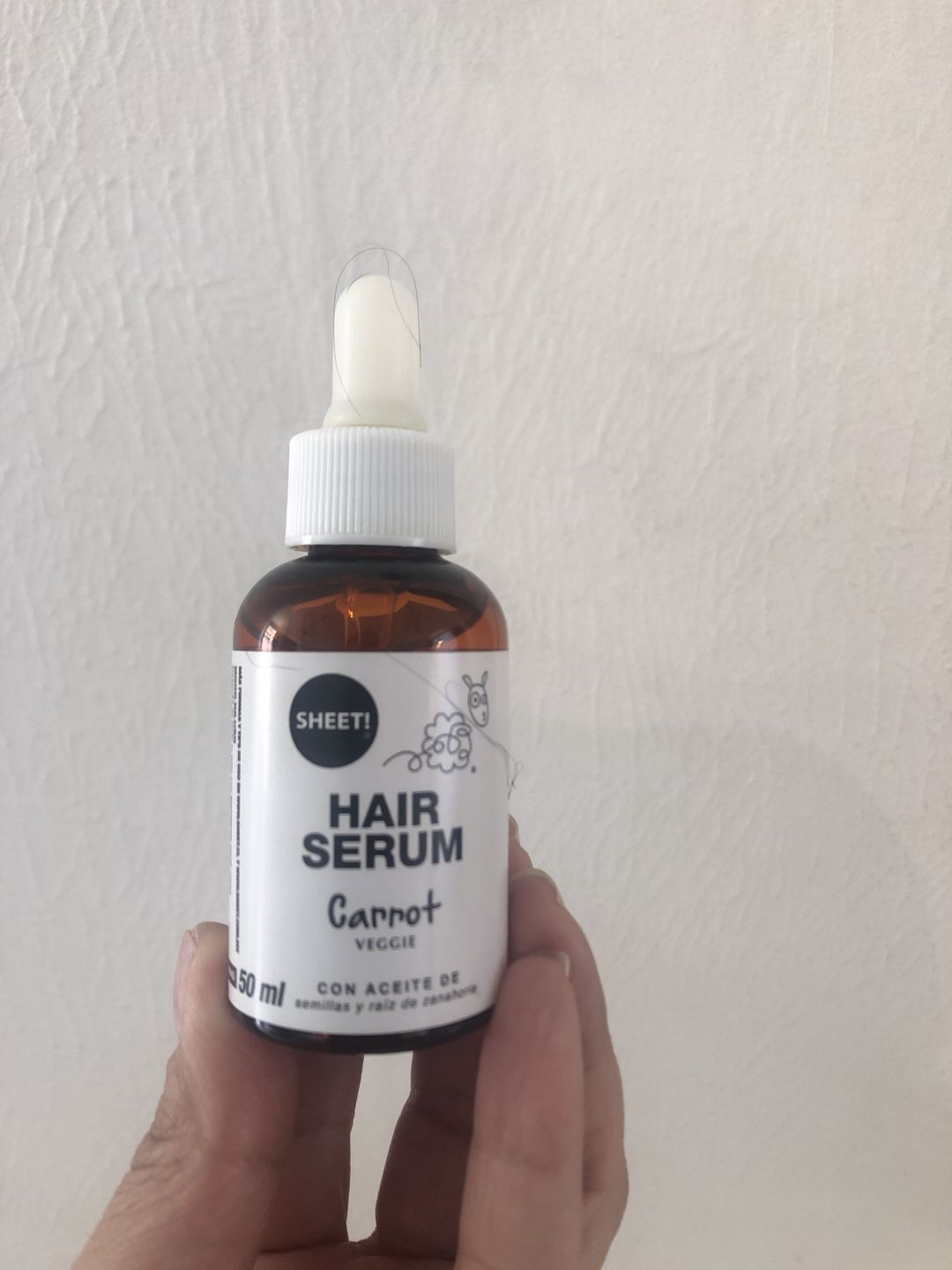 Customer photo review of SERUM ZANAHORIA PELO Y PESTAÑAS
