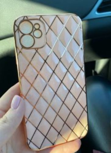 Customer photo review of Diamond Bling Plating iPhone Case
