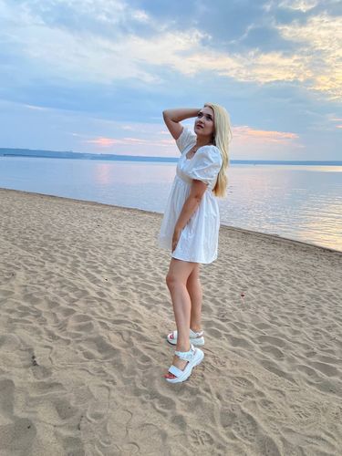 Customer photo review of Trixie Backless Dress