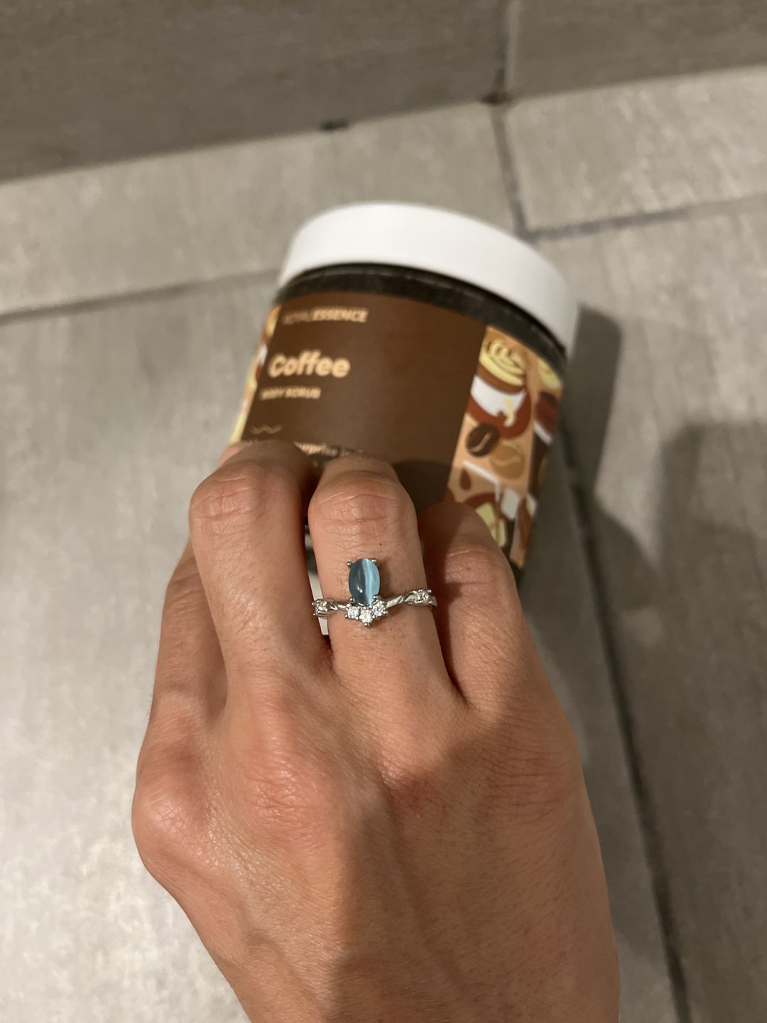 Customer photo review of Coffee (Body Scrub)