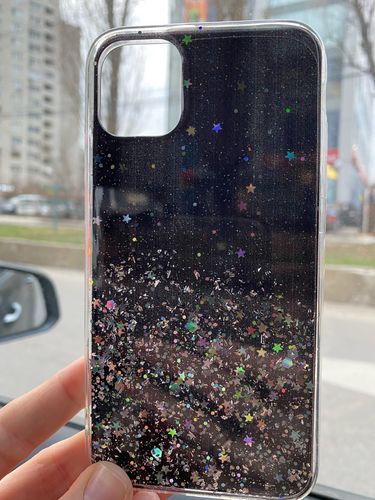 Customer photo review of Glitter Bling Sequins iPhone 11 Case