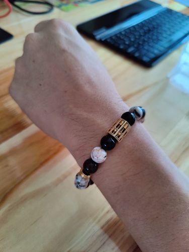 Customer photo review of The Aristocrat - Abacus Bracelet