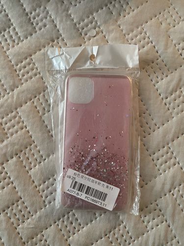 Customer photo review of Glitter Bling Sequins iPhone 11 Case