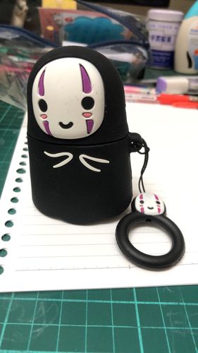 Customer photo review of Spirited Away Kaonashi AirPods Case