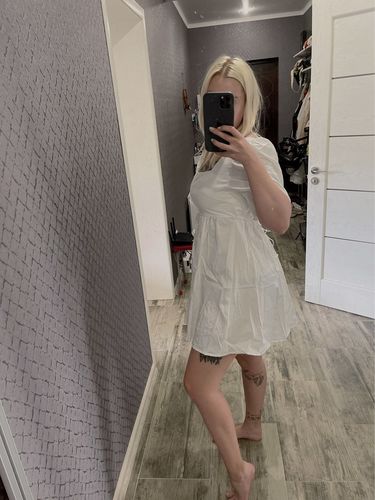 Customer photo review of Trixie Backless Dress