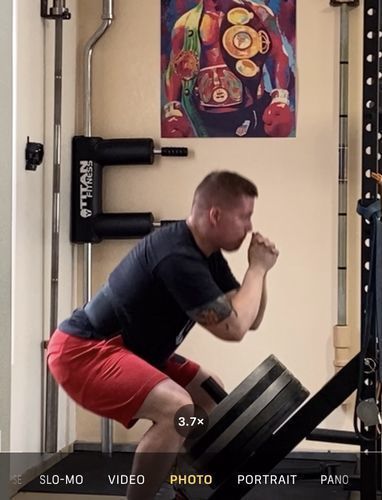 Customer photo review of Belt squat attachment