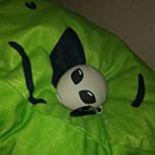 Customer photo review of 3D Cute Alien AirPods Case