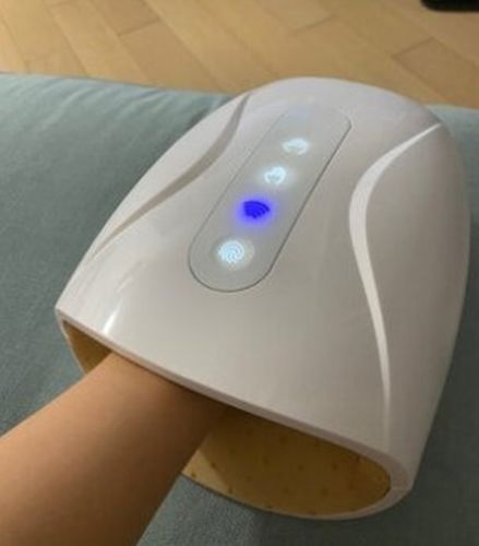 Customer photo review of Hand Massager For Hand Pain Relief