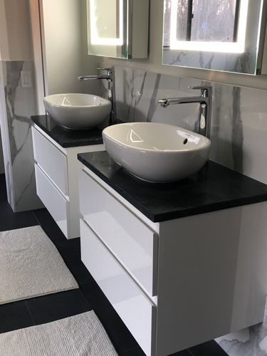 Customer photo review of Monterey Floating Vanity