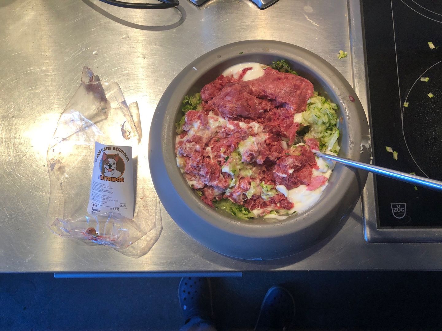 Customer photo review of NutriDog Starter-Box - 3 Sorten in 500g Portionen