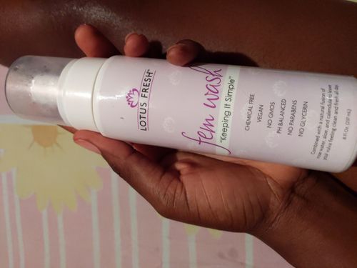 Customer photo review of Keeping It Simple Feminine Wash