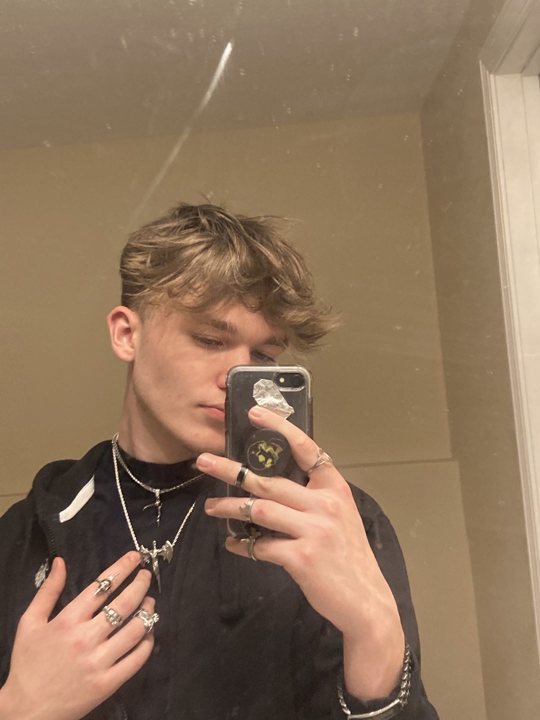 Customer photo review of SCYTHE SKULL PENDANT