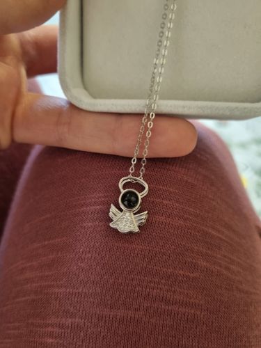 Customer photo review of Engelkette mit Wunschfoto