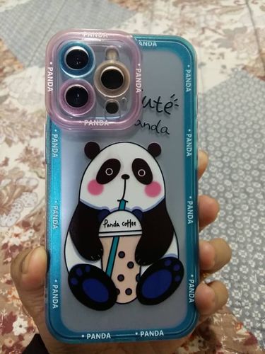 Customer photo review of Cartoon Panda iPhone Case