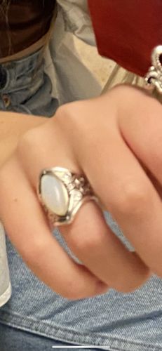 Customer photo review of Mondstein 'Mondjuwel' Ring