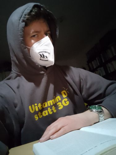 Customer photo review of 5ER-PACK / 5 MASKEN FFP2 • UNVACCINATED WELCOME