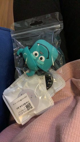 Customer photo review of Cartoon Character Apple Airpods Case