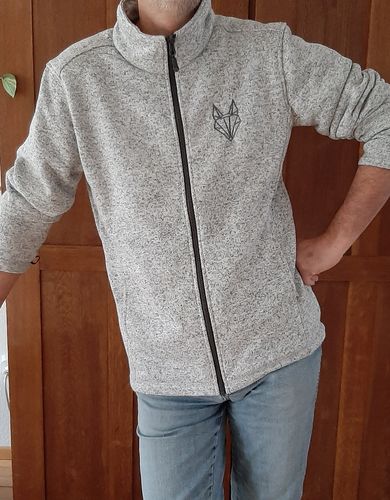 Customer photo review of Geofuchs - Strickfleece Jacke (Stick)