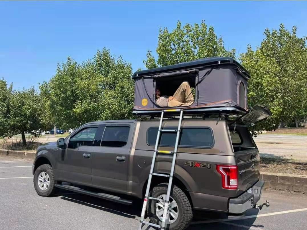 Customer photo review of Pioneer 2~3 Person Popup Hard Shell Roof Top Tent