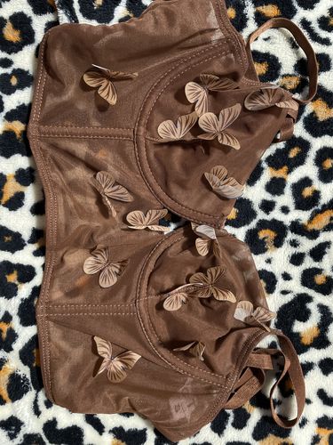 Customer photo review of Mariposa Top - Brown