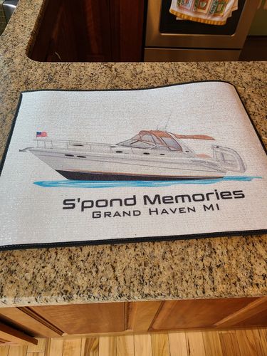 Customer photo review of Custom Indoor/Outdoor Dock Mat