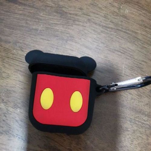 Customer photo review of Cartoon Character Apple Airpods Case