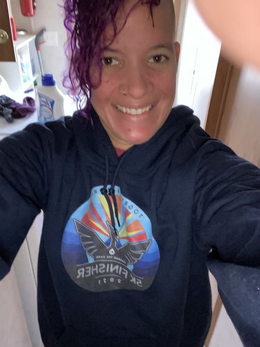 Customer photo review of 5K Together We Rise Finisher Hoodie