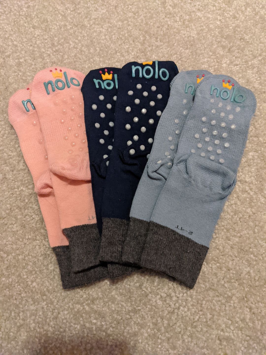 Customer photo review of Peony Pink Socks