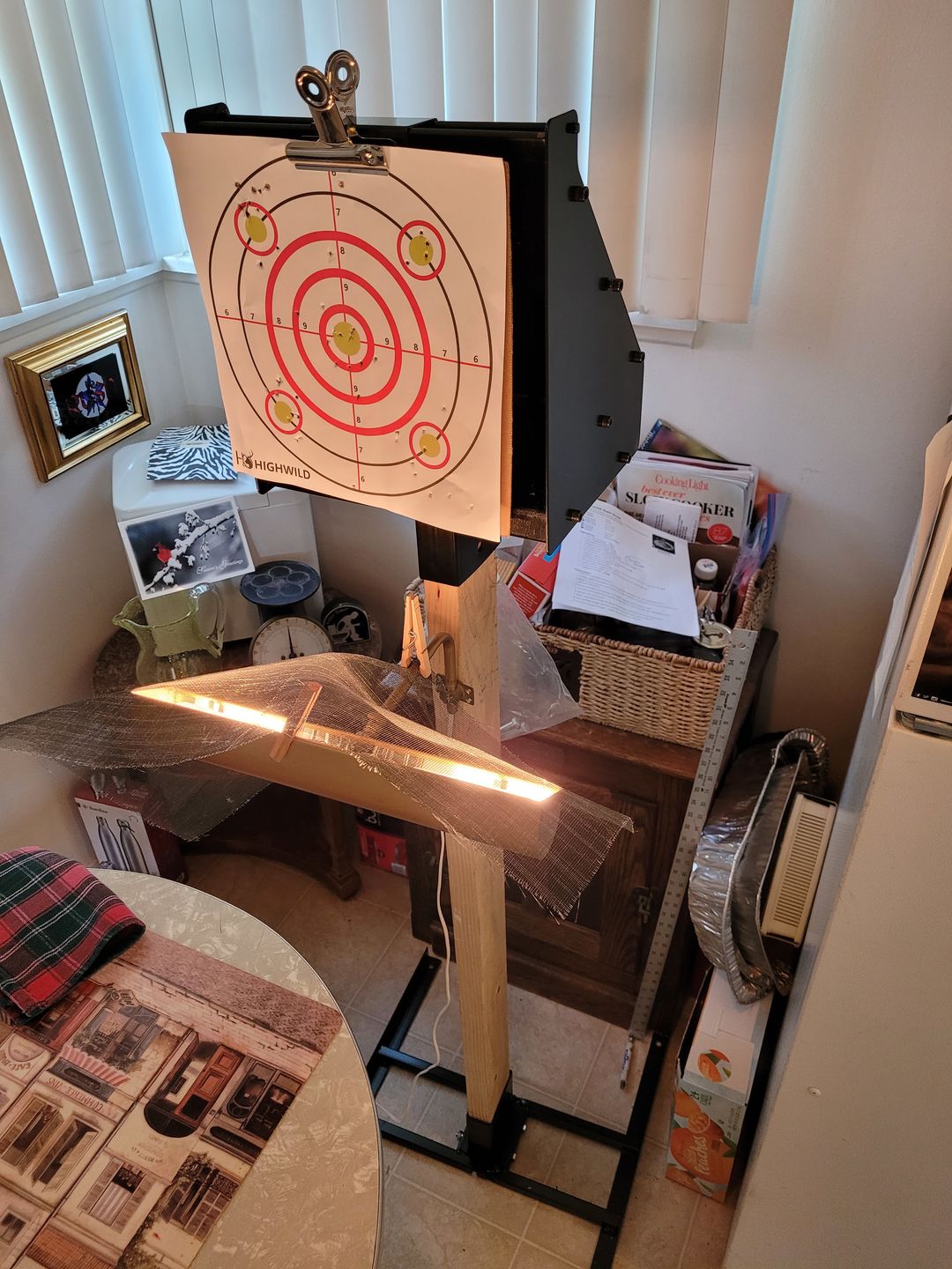 Customer photo review of Bullet Trap 2X4 Mount Bracket