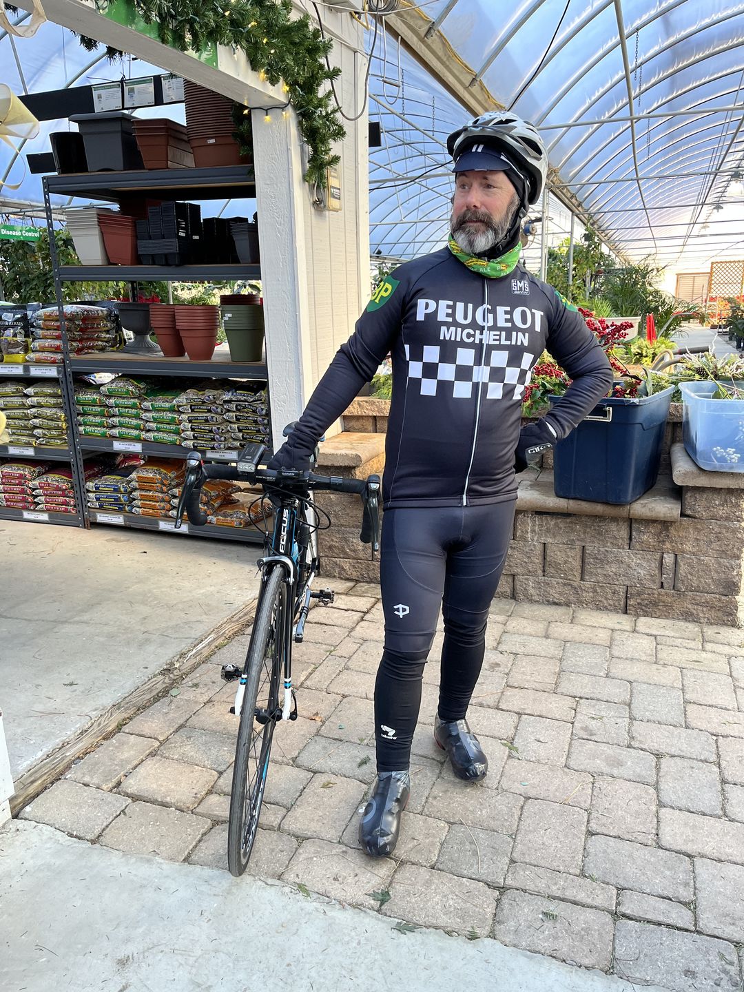 Customer photo review of Retro Peugeot Michelin Long Sleeve Jersey