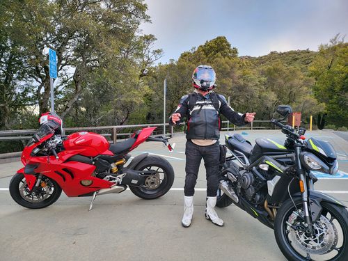 Customer photo review of AGV Corsa R/Pista GP RR Camera Mount