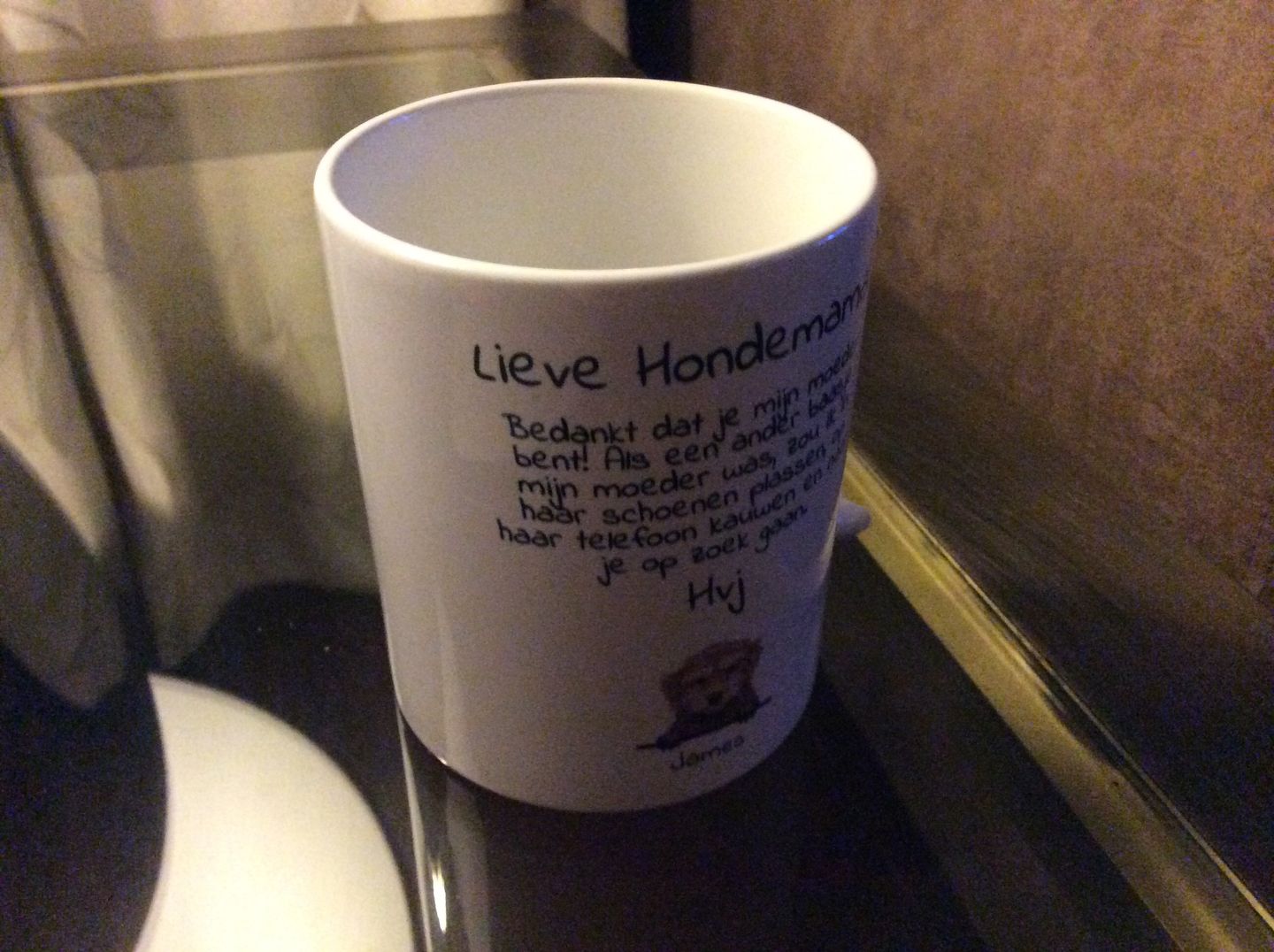 Customer photo review of Lieve Hondemama - Gepersonaliseerde mok