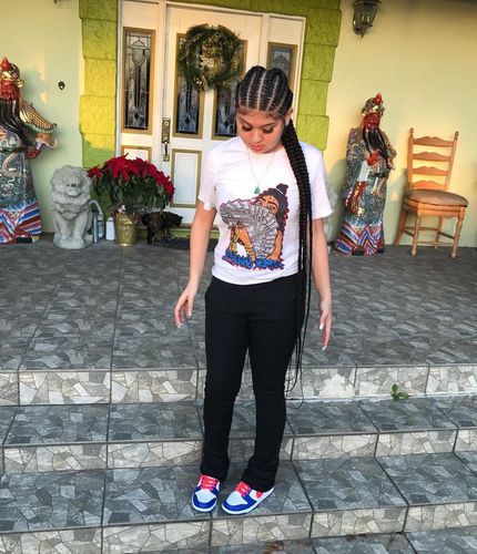 Customer photo review of S.H Unisex Shirt Match Jordan 4 White Oreo "Tech White"