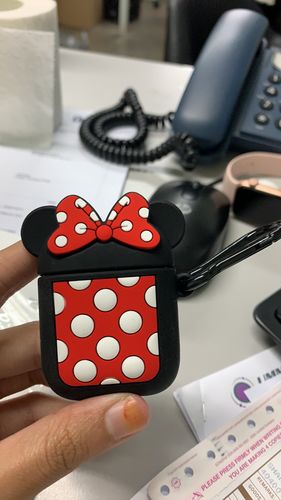 Customer photo review of Cartoon Character Apple Airpods Case