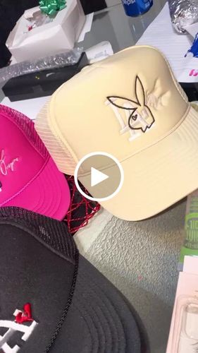 Customer video review of LA Playboy SIGNATURE Trucker in Cream (LIMITED DROP)