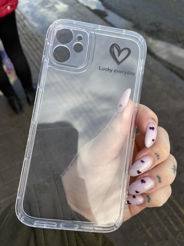Customer photo review of Couples Love Heart iPhone Case