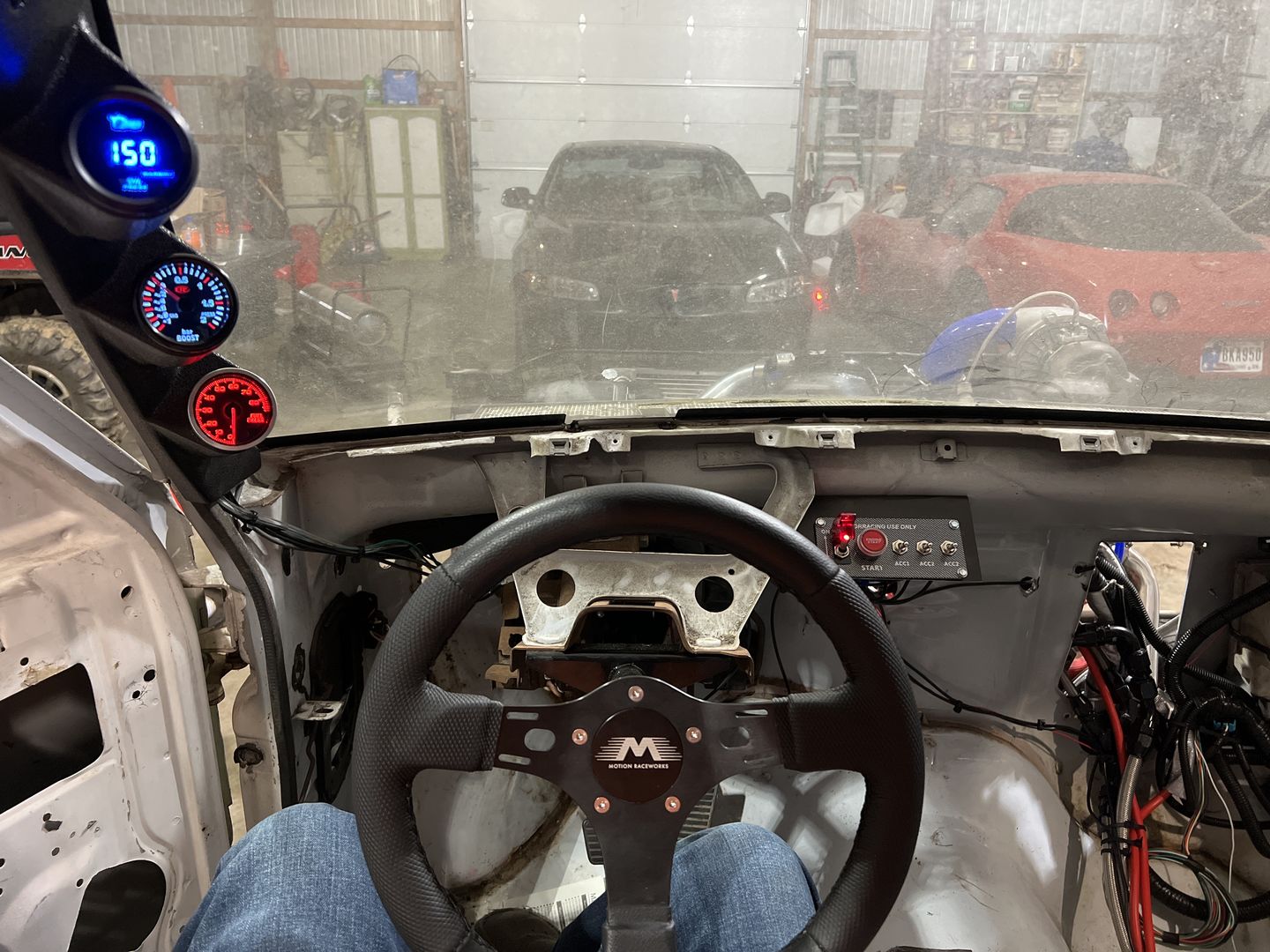 Customer photo review of Motion Raceworks 1988.5-1993 Chevrolet S10 - Sonoma - Blazer Chromoly Lightweight Steering Column - Race Only